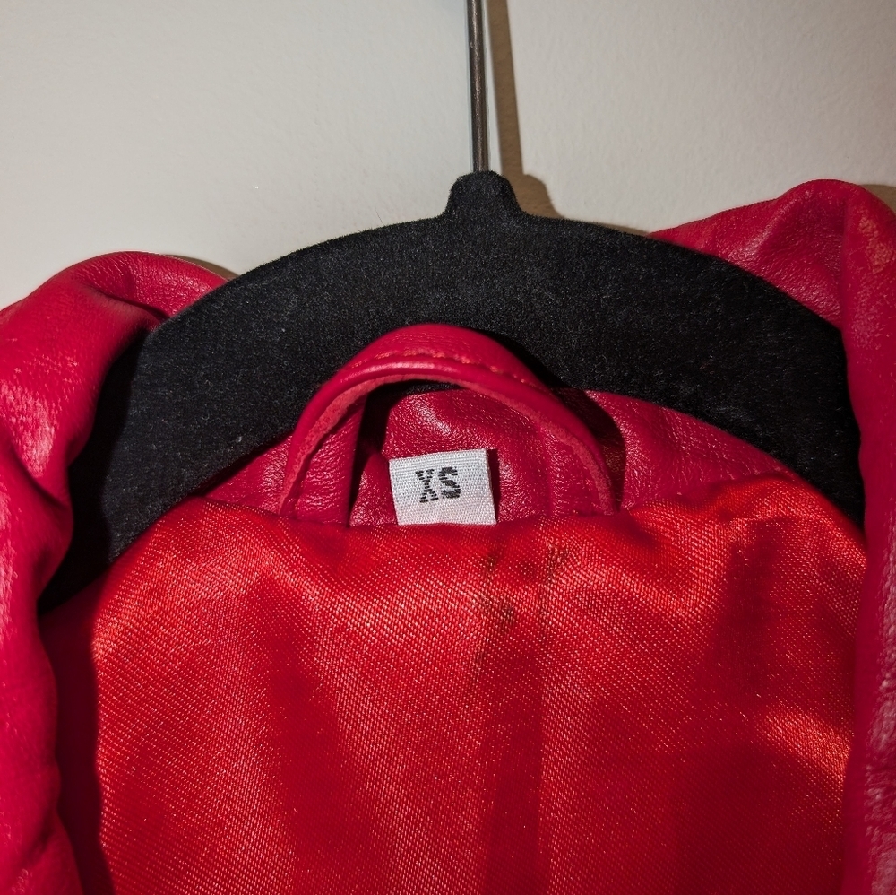 Southside Serpents Jacket Riverdale Cheryl Blossom's Red Leather Jacket - Picture 4 of 7